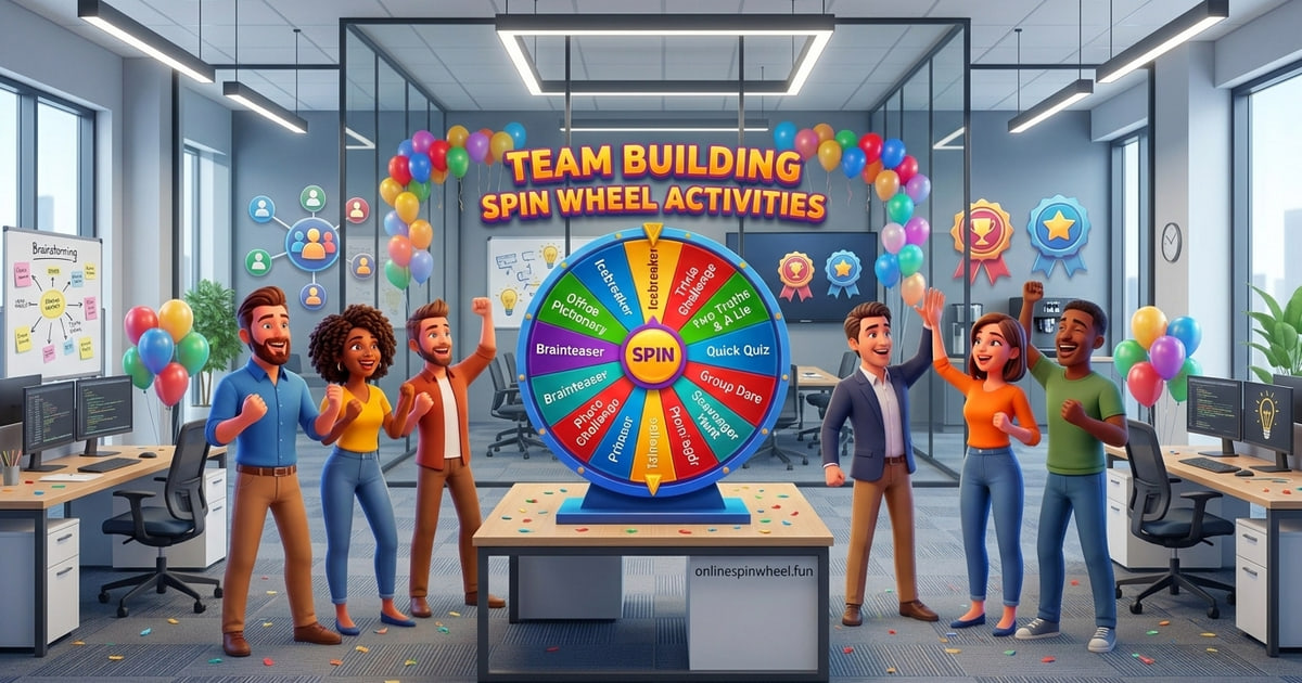 Team Building Spin Wheel Activities
