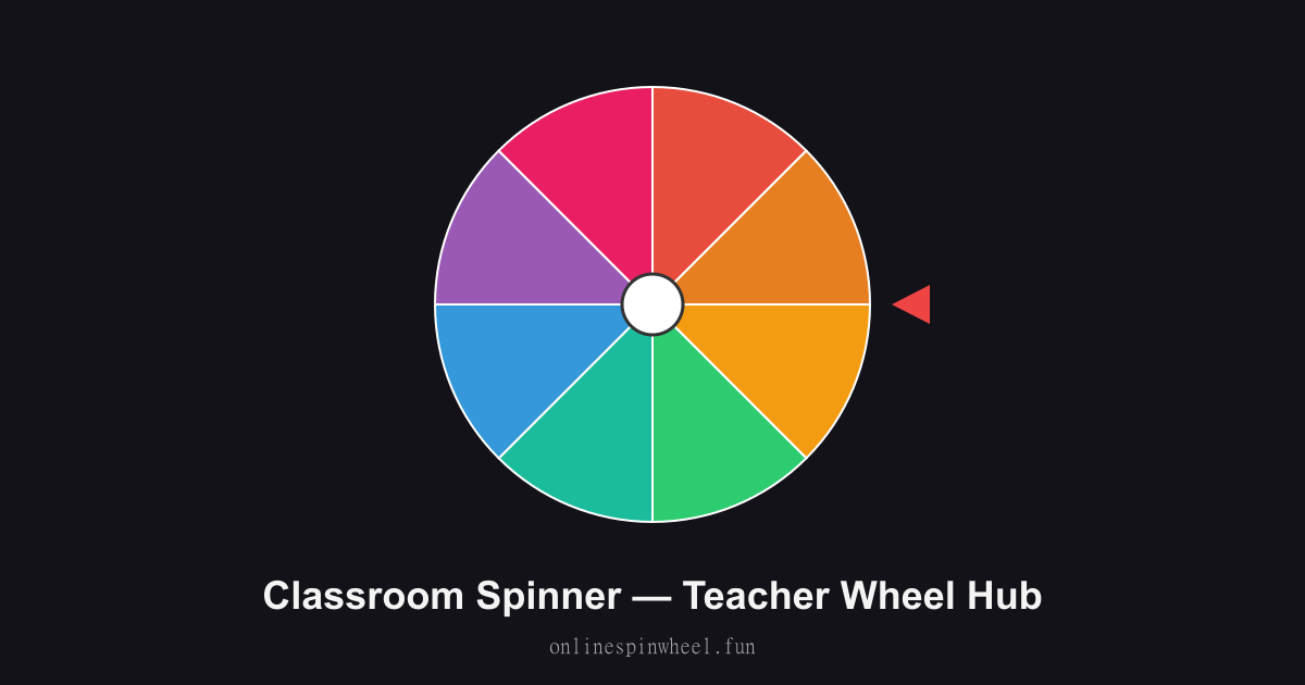Classroom Spinner, Teacher Wheel Hub preview screenshot