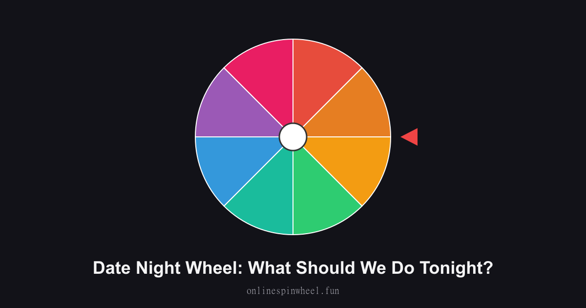 Date Night Wheel: What Should We Do Tonight? preview screenshot