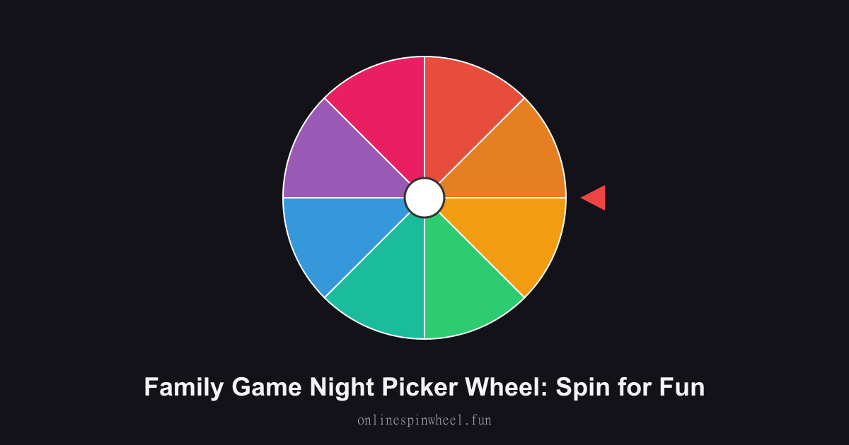 Family Game Night Picker Wheel: Spin for Fun preview screenshot