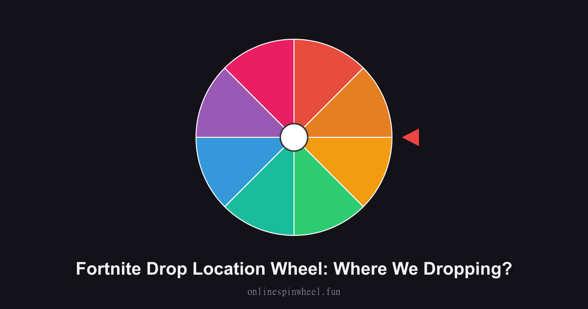 Fortnite Drop Location Wheel: Where We Dropping? preview screenshot