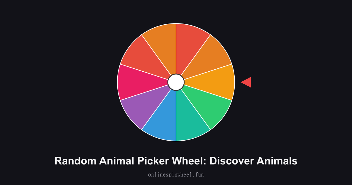 Random Animal Picker Wheel: Discover Animals preview screenshot