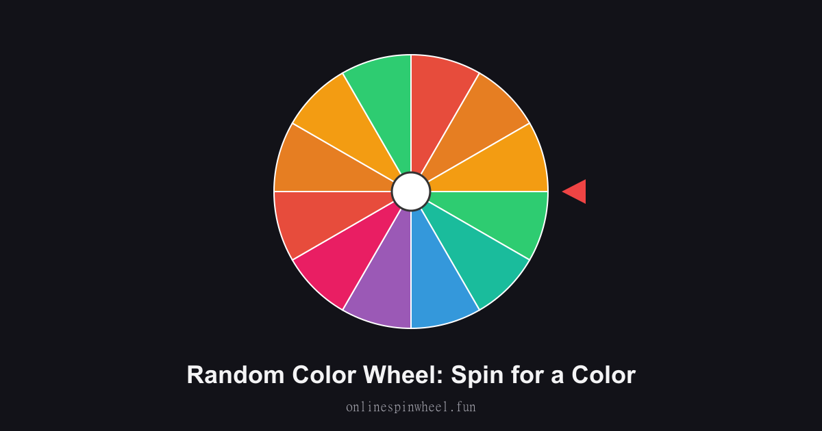 Random Color Wheel: Spin for a Color preview screenshot