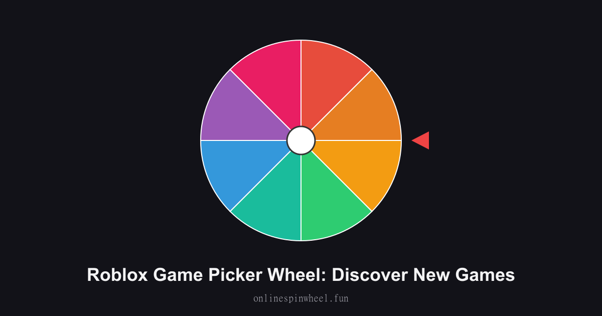 Roblox Game Picker Wheel: Discover New Games preview screenshot