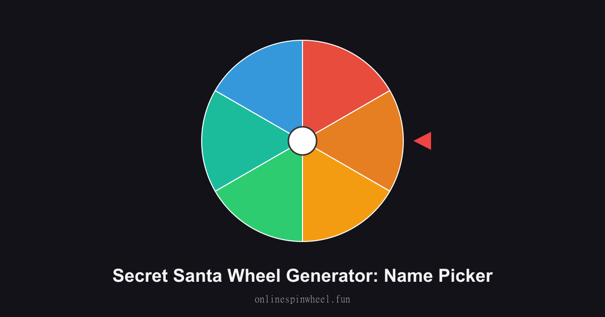 Secret Santa Wheel Generator: Name Picker preview screenshot